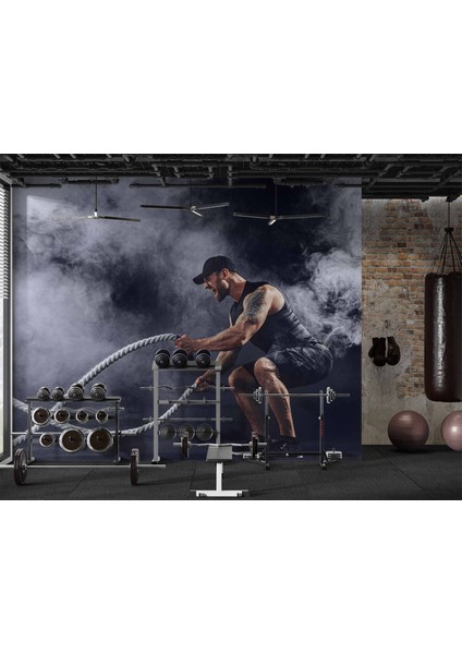 Spor Salonu-Gym Duvar Kağıdı Baskı modelleri