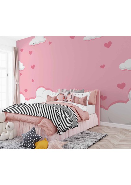 Bulut Temalı Çocuk Odası Duvar Kağıdı Baskı fiyatları