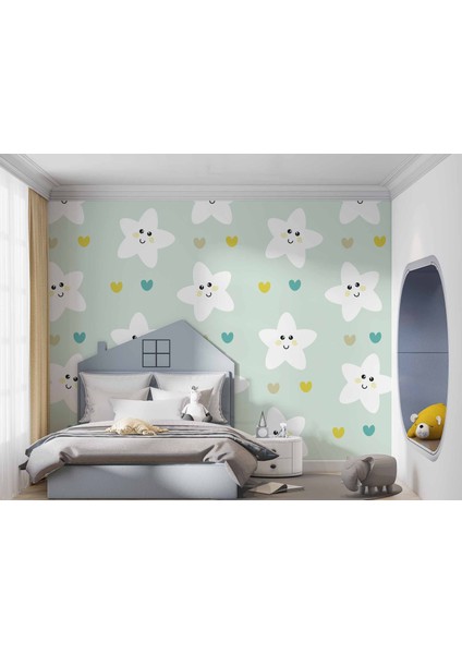 Yıldız Temalı Çocuk Odası Duvar Kağıdı Baskı modelleri