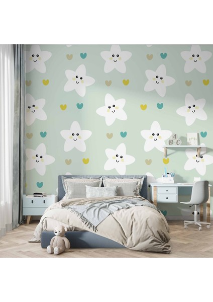 Yıldız Temalı Çocuk Odası Duvar Kağıdı Baskı fırsatları