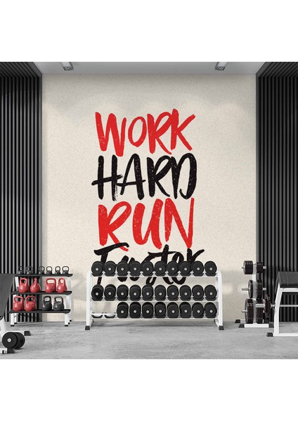 Yazı Temalı Spor Salonu Duvar Kağıdı Baskı fiyatları