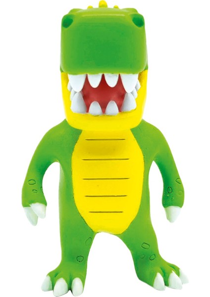 Stumble Guys Seri 1 - 3D Mini 3 Lü Figür Seti - 3 Adet Luchador T-Rex Krom Dynamitron - 5 cm