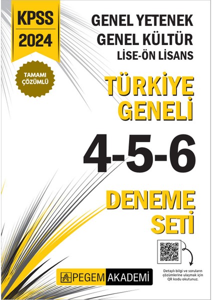 2024 KPSS Genel Yetenek Genel Kültür Lise-Ön Lisans Tamamı Çözüml