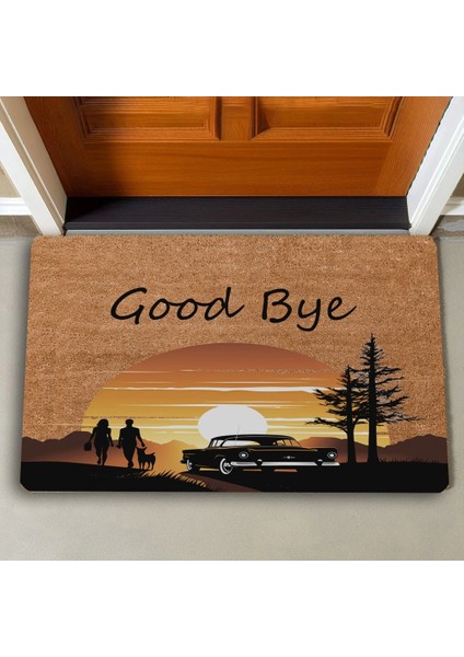 Good Bye Gün Batımı Kapı Önü Paspası 45X70CM