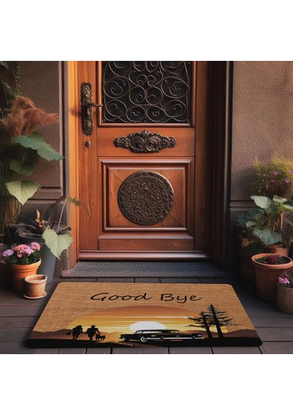 Good Bye Gün Batımı Kapı Önü Paspası 45X70CM