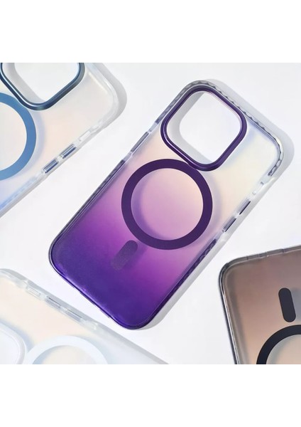 iPhone 13 Pro Kılıf Magsafe Uyumlu Renk Geçişli Darbe Emici Degrade Kapak indirimleri