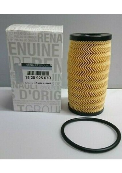 152092567R Yağ Filtresi Clio V Kadjar Megane Iv Dokker Duster Euro 6 1.5 Dcı