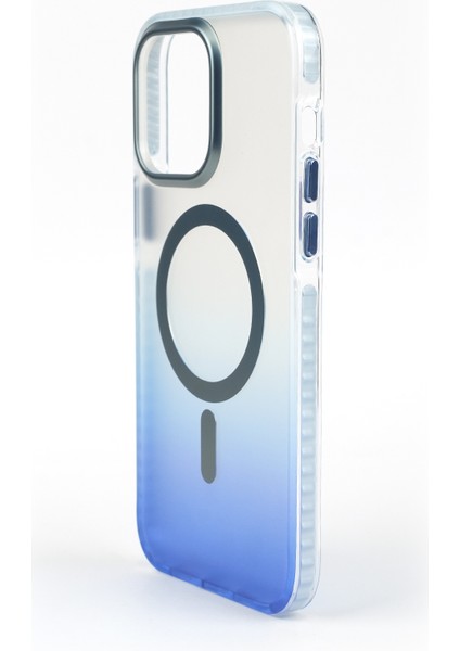 iPhone 13 Pro Max Kılıf Magsafe Uyumlu Renk Geçişli Darbe Emici Degrade Kapak