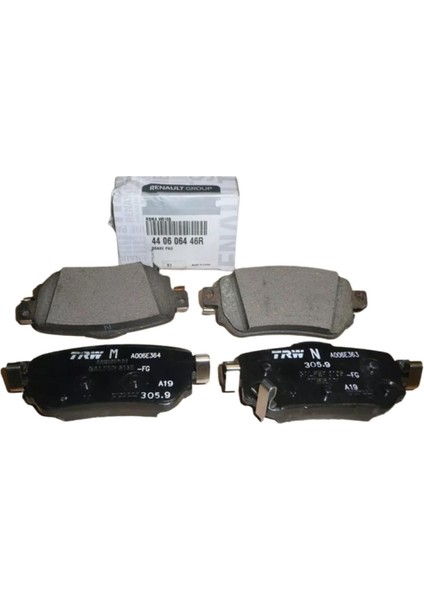 440606446R Maıs Renault-Reno Arka Fren Balatası Koleos Iı