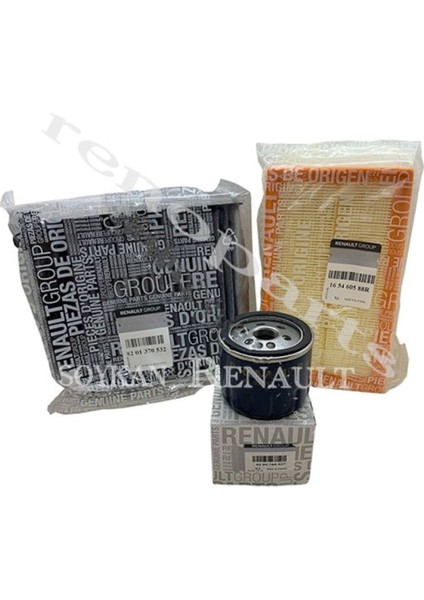 Renault Modus 1.5 Dci Filtre Bakım Seti Karbonsuz Polen