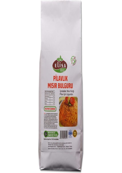 Gulutensiz Pilavlık Mısır Bulguru