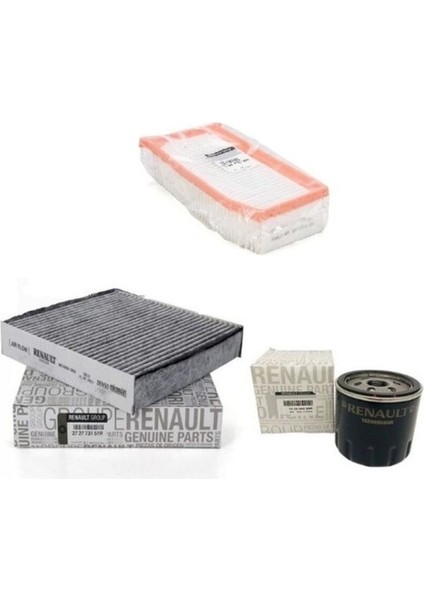 Dacia Sandero 1.5 Dci (2012 Sonrası)Filtre Bakım Seti Mais 3lü