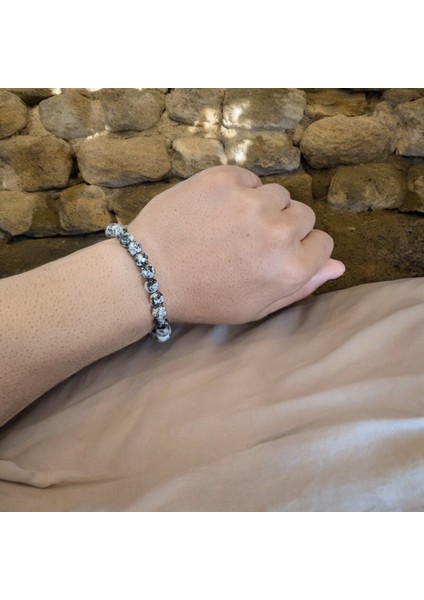 Bıldırcın Ceyt Taşı Bileklik Doğal Taşlar Unisex Doğal Taş Bileklik Sertifikalı Ürünler fırsatları