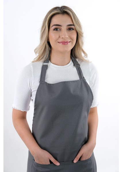 Simple Ayar Askılı Mutfak Önlüğü