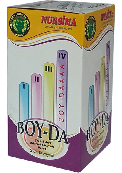 Boy-Da Uzam x Gıda Bitkisel Karışımlı Macun 420 gr