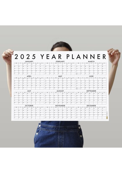 2025 Yıllık Planlayıcı Duvar Takvimi 2025 Takvim