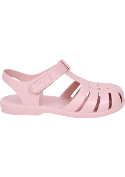 S10288 Clasica Velcro Pembe Çocuk Sandalet