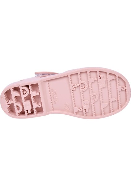 S10288 Clasica Velcro Pembe Çocuk Sandalet