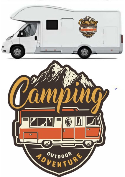 Off Road Camping Adventure Kamp Offroad Sticker 01789 fiyatları