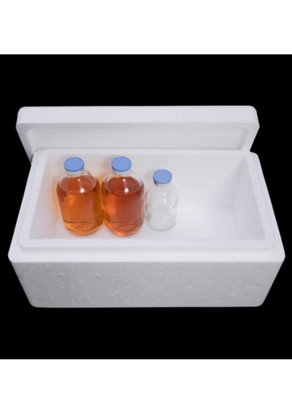 Sıcak Soğuk Korumalı Strafor Köpük Kutu 2kg Hacimli 27X17X16CM Izoleli Termoskap Soğuk Zincir Kolisi