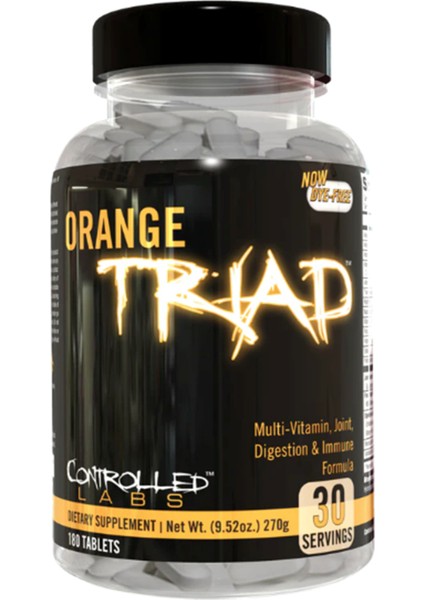 - Orange Triad Multi-Vitamin 180 Tablet Usa Içerik