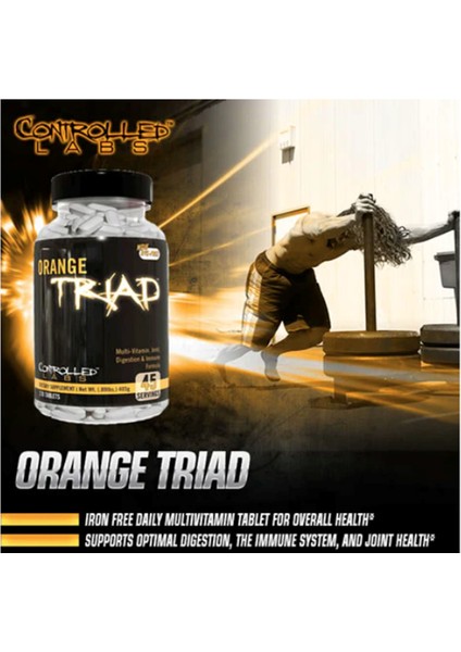 - Orange Triad Multi-Vitamin 180 Tablet Usa Içerik