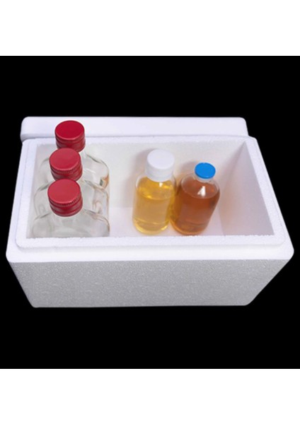 Sıcak Soğuk Korumalı Strafor Köpük Kutu 3kg Hacimli 27X21X18CM Izoleli Termoskap Soğuk Zincir Kolisi