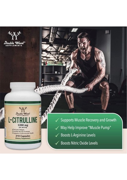 L Citrulline Capsules 1 200MG Per Serving 210 Capsul indirimleri
