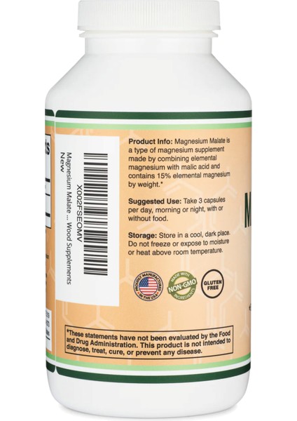 Magnesium Malate 1500MG 420 Capsul.OZELSPORCUGIDALARIN'DAN modelleri