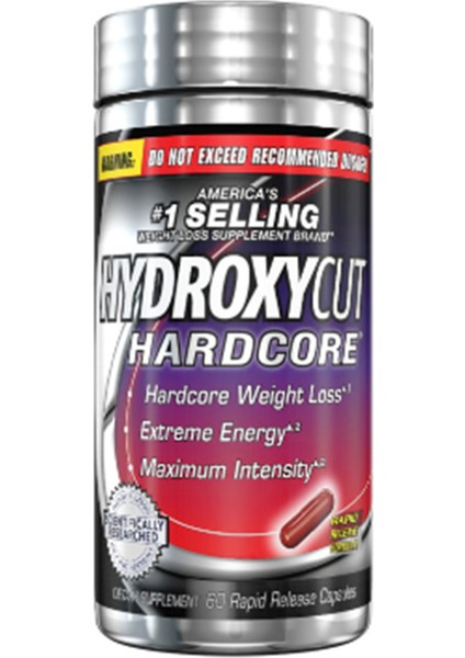 Hydroxycut Hardcore New Version 60 Rapid Release Capsul Yohımbıne Içerikli Amerikandır