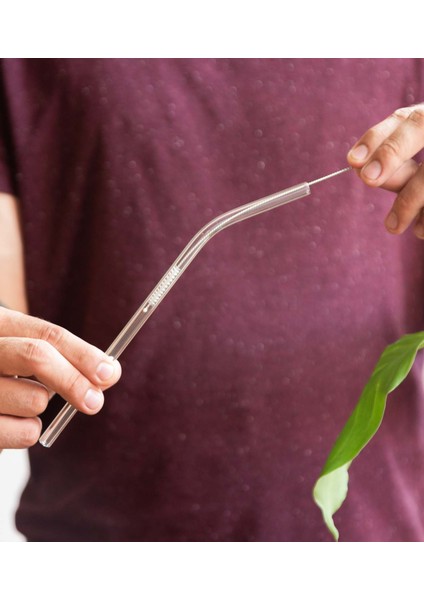 12 Adet Cam Pipet ve 1 Adet Pipet Temizleme Fırçası