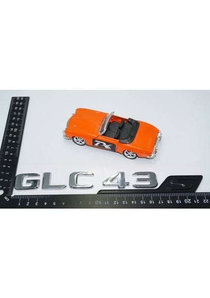 Glc 43S Bagaj Krom Siyah Abs Yazı Logo Benz Ile Uyumlu modelleri