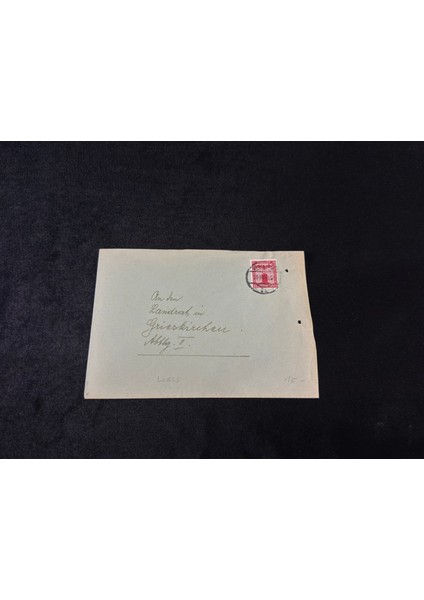 Deutsches Reich 1940 Yılında N*zi Dönemi 1döneminde Postadan Geçmiş Zarf 12 Pfennig Gama Haç Pullu