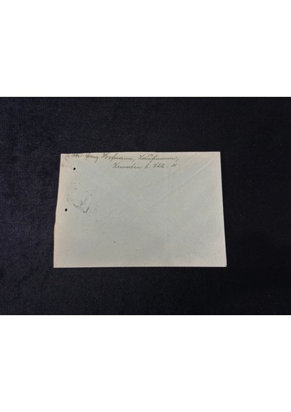 Deutsches Reich 1940 Yılında N*zi Dönemi 1döneminde Postadan Geçmiş Zarf 12 Pfennig Gama Haç Pullu
