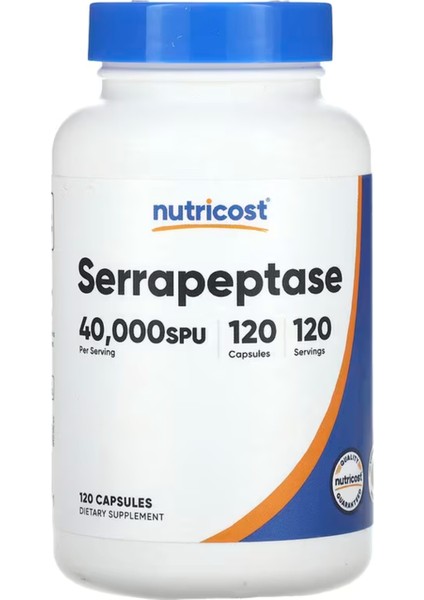 Serrapeptase 40 000 Spu 120 Capsules 3532