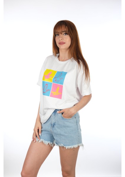Kuş Desenli T-Shirt fiyatları