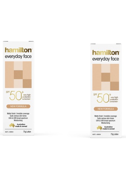 Everyday Face Spf 50 Faktör 75 ml 2 Adet