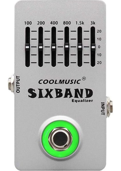 Sixband Equalizer C-EQ01 6 Band Ekolayzer Pedalı