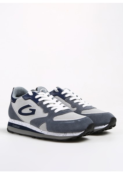 Gri - Siyah Erkek Süet Sneaker Wen 0400