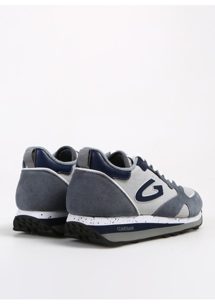 Gri - Siyah Erkek Süet Sneaker Wen 0400