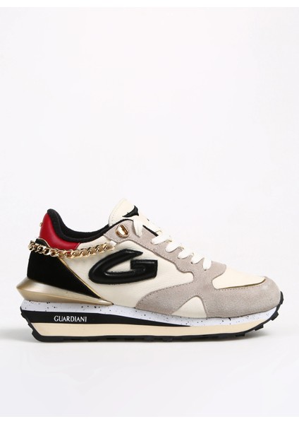 Kum - Beyaz Kadın Süet Sneaker Wen 0154