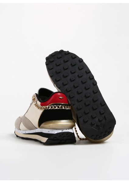 Kum - Beyaz Kadın Süet Sneaker Wen 0154