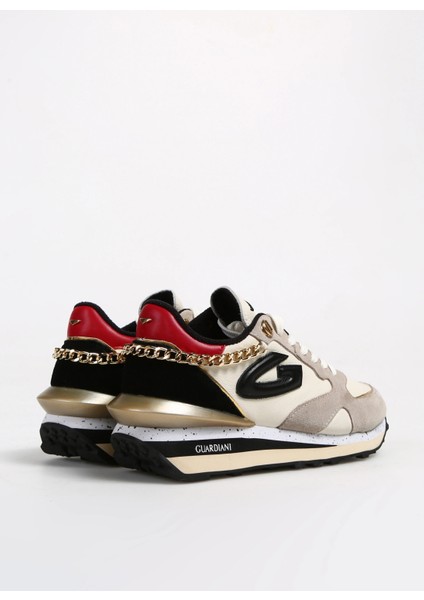 Kum - Beyaz Kadın Süet Sneaker Wen 0154