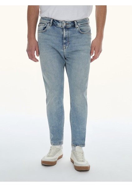 Alessıo Normal Bel Dar Paça Tapered Jean Pantolon