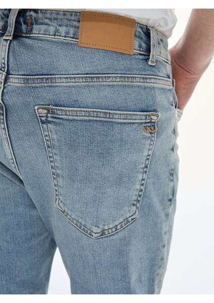 Alessıo Normal Bel Dar Paça Tapered Jean Pantolon