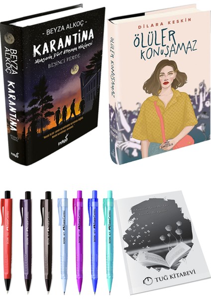 Karantina 5 - Ölüler Konuşamaz + Kalem + Not Defteri