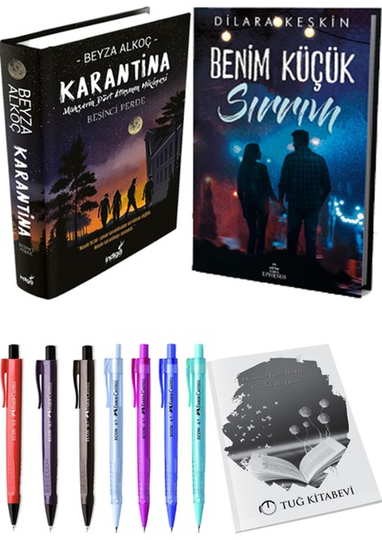 Karantina 5 - Benim Küçük Sırrım 1 + Kalem + Not Defteri