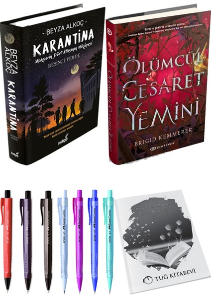 Karantina 5 - Ölümcül Cesaret + Kalem + Not Defteri