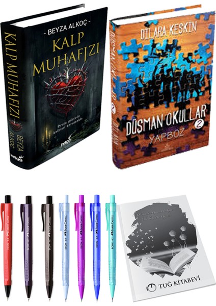 Kalp Muhafızı 1 - Düşman Okullar 2 + Kalem + Not Defteri