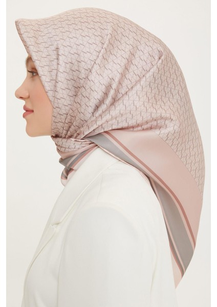 Nostalji Serisi Twill İpek Eşarp 8724D-05